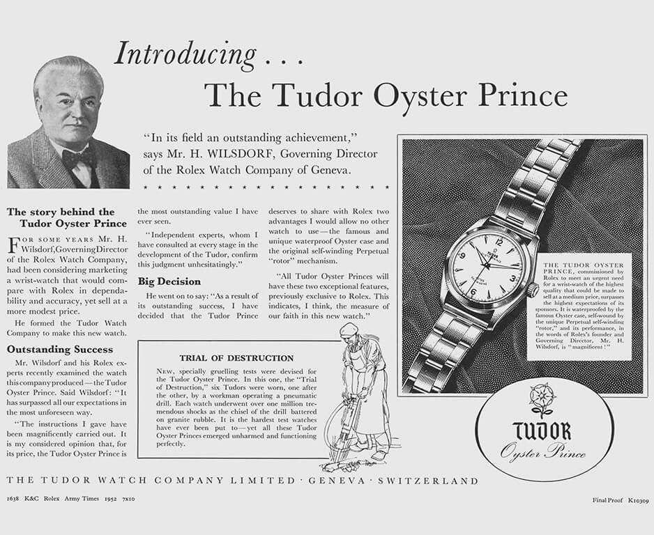 1952 - TUDOR OYSTER PRINCE