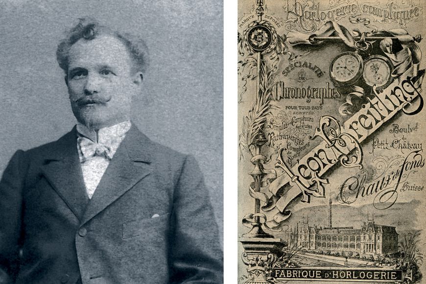 León Breitling a reklama z roku 1894