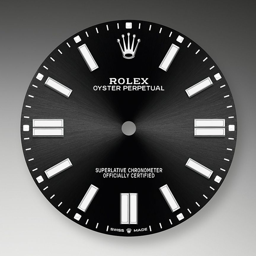 Zářivě černý číselník - Oyster Perpetual 41