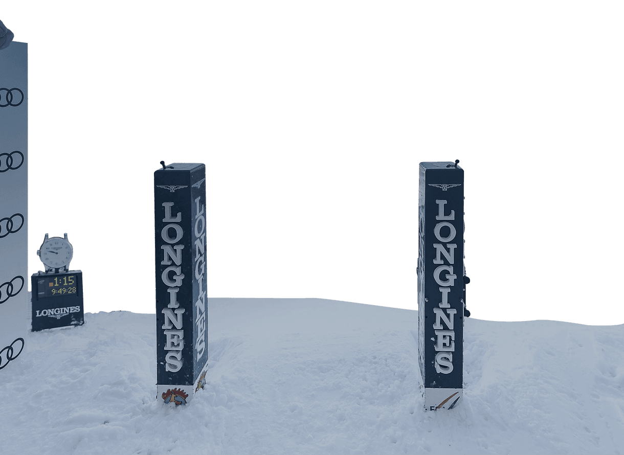 Časomíra Longines při lyžařských závodech