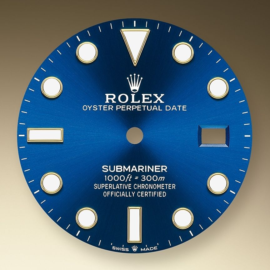Královsky modrý číselník - Submariner Date